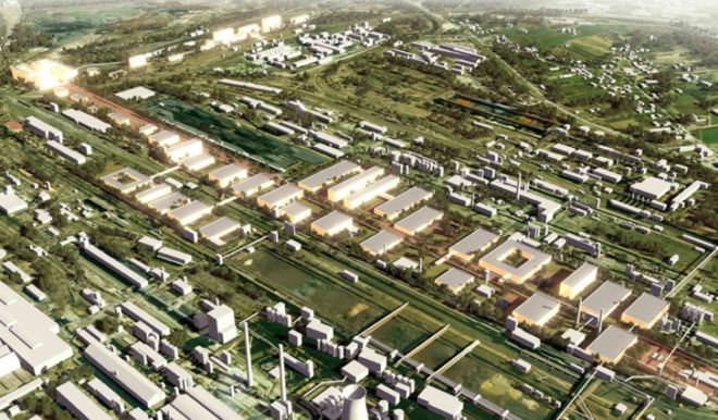 green design, eco design, sustainable design, Basic City A+U, Nowa huta, Poland, Urban planning, Krakow, Post-industrial landscape, Felixx Landscape Architects, city redesign, sustainable city