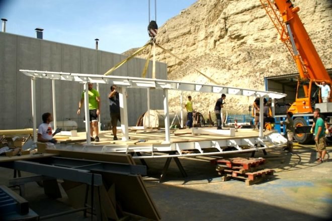 Casa Pi, University of Zaragoza, cylindrical design, constructed wetland, SDE 2012, Madrid, Solar Decathlon, green design, sustainable design, eco-design, Zaragoza, Casa Pi, water conservation, energy efficiency