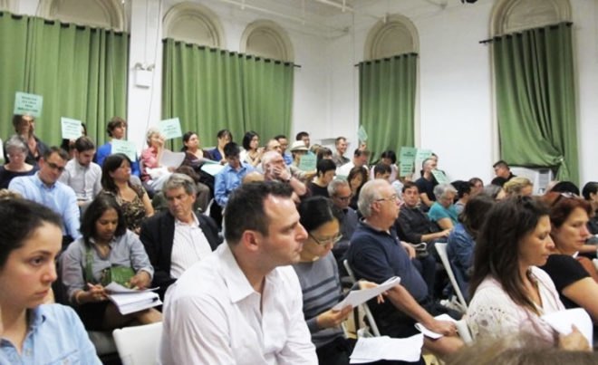 Lower East Side CB3 Community Board Meeting to Discuss Greyhound at Seward Park