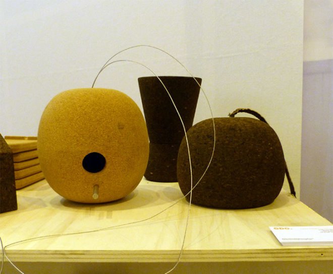 CDC, cork, birdhouse, 100% Design, London Design Festival, LDF12, eco design, green design, sustainable design,