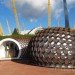 KREOD pavilion, Kebony, Pavilion Architecture, London Design Festival 2012, Ana Lisa Alperovich, Greenwich Penynsula, sustainable pavilion, outdoors shelter, pod, sustainable wood, FSC, LED, O2 Arena, Chun Qing Li, Architecture, Green Materials, Urban design, London Design Week, Green Lighting, energy efficiency, durable, weatherproof