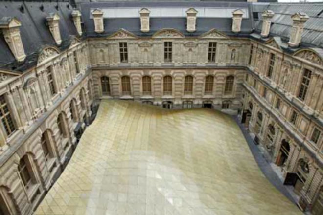 Department of Islamic Arts, Mario Bellini, Rudy Ricciotti, Louvre, daylighting, eco museum, golden roof