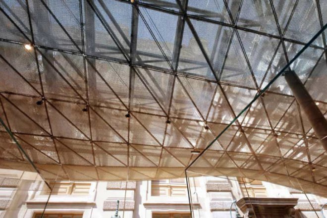 Department of Islamic Arts, Mario Bellini, Rudy Ricciotti, Louvre, daylighting, eco museum, golden roof