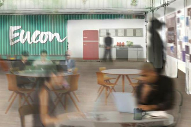Detroit, Collision Works, koop.am, shipping containers, cargotecture, boutique hotel, shipping container home