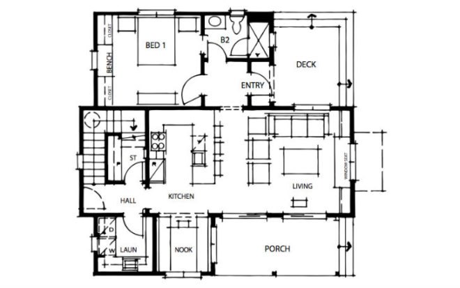 Doe Bay Cottage, Method Homes, prefab cottage, studio 29, orcas island, prefab home,