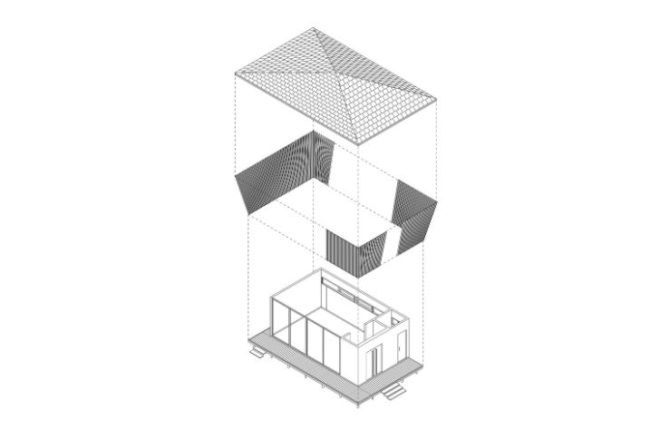 Dojo, Umwelt, Lucía Cavecedo García, passive cooling, shade structure, chile,