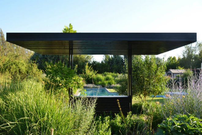Dojo, Umwelt, Lucía Cavecedo García, passive cooling, shade structure, chile,