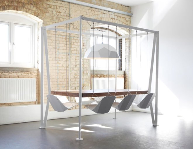green design, eco design, sustainable design, Swing Table, DuffyLondon, MOdular table, Forest Stewardship Council Certified