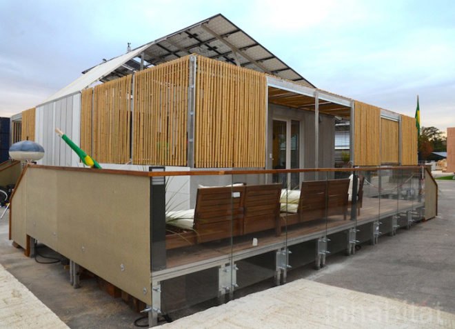 Ekó House, team Brasil, Madrid, SDE 2012, Solar Decathlon, Europe, green design, sustainable design, prefab design, eco-design, bamboo, natural materials, solar power, clean tech, compost toilet, rainwater harvesting
