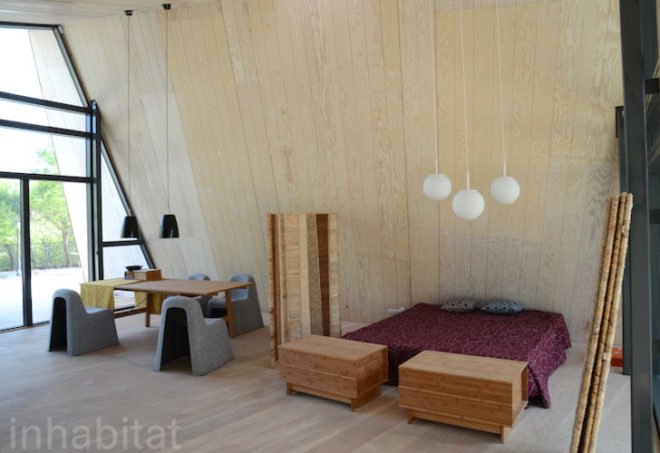 Denmark, Team DTU, FOLD, solar energy, PVT, photovoltaic, RAcell, Rockwood Aerowolle, Kerto wood, green design, sustainable design, DTU, Madrid, SDE 2012, Solar Decathlon Europe