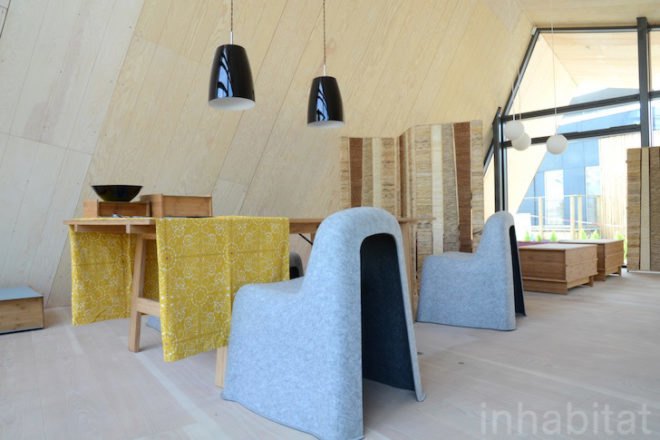 Denmark, Team DTU, FOLD, solar energy, PVT, photovoltaic, RAcell, Rockwood Aerowolle, Kerto wood, green design, sustainable design, DTU, Madrid, SDE 2012, Solar Decathlon Europe
