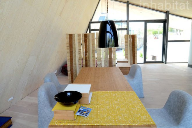 Denmark, Team DTU, FOLD, solar energy, PVT, photovoltaic, RAcell, Rockwood Aerowolle, Kerto wood, green design, sustainable design, DTU, Madrid, SDE 2012, Solar Decathlon Europe
