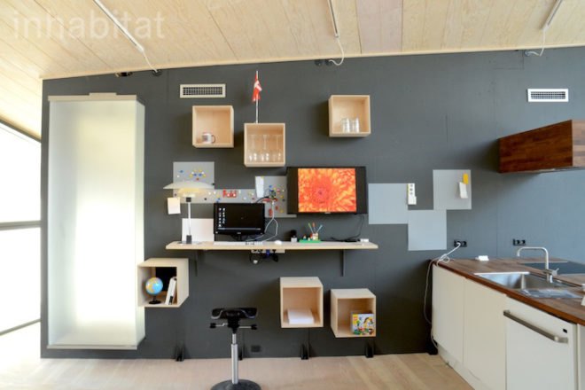 Denmark, Team DTU, FOLD, solar energy, PVT, photovoltaic, RAcell, Rockwood Aerowolle, Kerto wood, green design, sustainable design, DTU, Madrid, SDE 2012, Solar Decathlon Europe