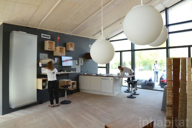 Denmark, Team DTU, FOLD, solar energy, PVT, photovoltaic, RAcell, Rockwood Aerowolle, Kerto wood, green design, sustainable design, DTU, Madrid, SDE 2012, Solar Decathlon Europe
