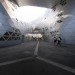 Fuksas Studio, Georges-Freche School of Hotel Management, anodized aluminum, solar power, photovoltaic panels, green design, sustainable design, eco-design, montpellier, france, mixed-use facility