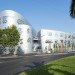 Fuksas Studio, Georges-Freche School of Hotel Management, anodized aluminum, solar power, photovoltaic panels, green design, sustainable design, eco-design, montpellier, france, mixed-use facility