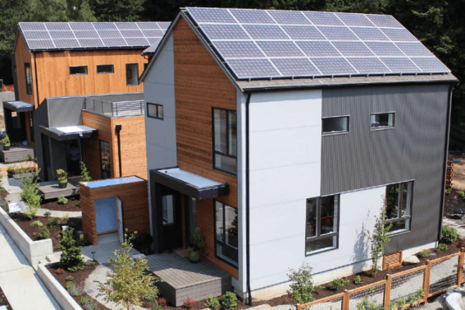 Grow Community, Davis Studio Architecture Design, one planet community, net zero community, net zero house, bainbridge island