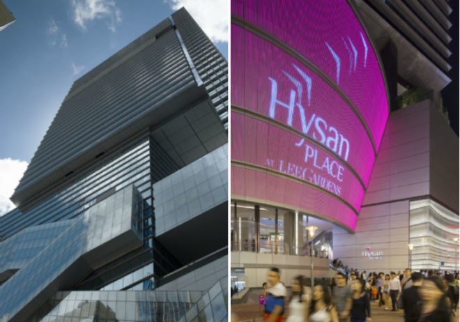 Hysan Place, Kohn Pedersen Fox, leed platinum pre-certification, mixed use tower, eco tower, hong kong