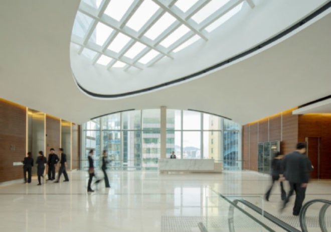 Hysan Place, Kohn Pedersen Fox, leed platinum pre-certification, mixed use tower, eco tower, hong kong