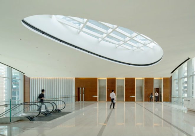 Hysan Place, Kohn Pedersen Fox, leed platinum pre-certification, mixed use tower, eco tower, hong kong