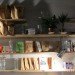 the glad cafe, glasgow, 2012, piano keys, coat hooks, green cafes, sustainable cafes, scotland, recycled furniture, interior design, southside,