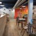 the glad cafe, glasgow, 2012, piano keys, coat hooks, green cafes, sustainable cafes, scotland, recycled furniture, interior design, southside,