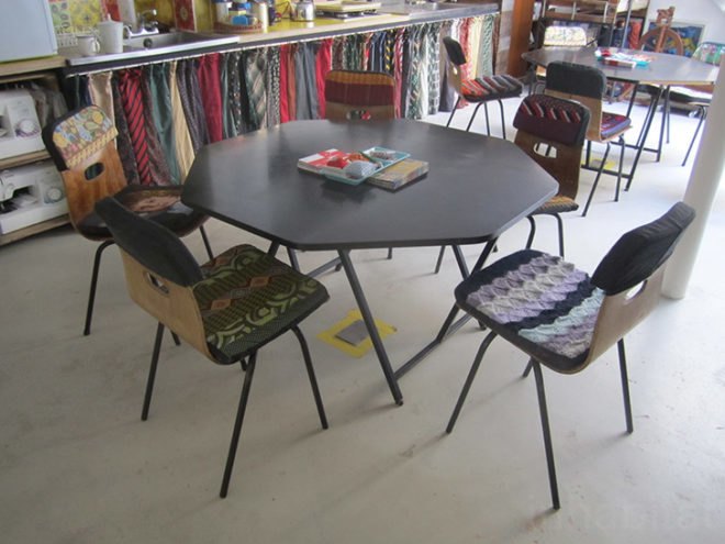 sustainable building, green design, eco building materials, upcycled design, eco design, creative reuse, reclaimed textiles