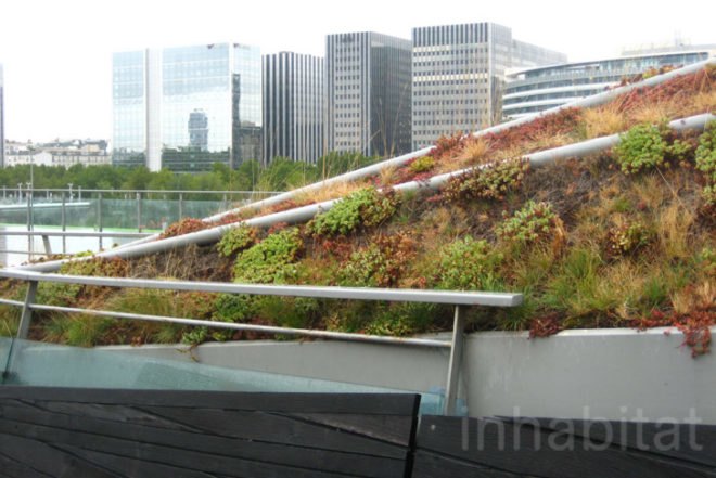 Les Docks, Cité de la Mode et du Design, Paris Design Week, Ana Lisa Alperovich for Inhabitat, paris, green roof, bars, club, Dominique Jakob, Brendan Macfarlane, Now!Le Off, Kristian Gavoille, Valerie Garcia, Air quality, Architecture, Landscape Architecture, Green renovation,