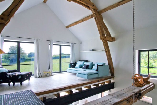 Joséphine Gintzburger, interior design, renovation, architecture, france, Burgundy, barn, reclaimed