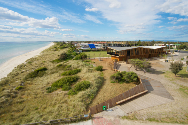 Keast Park Community Pavilion, Jackson Clements Burrows, lawn sports, community pavilion, australia, rainwater harvesting, sustainble timber