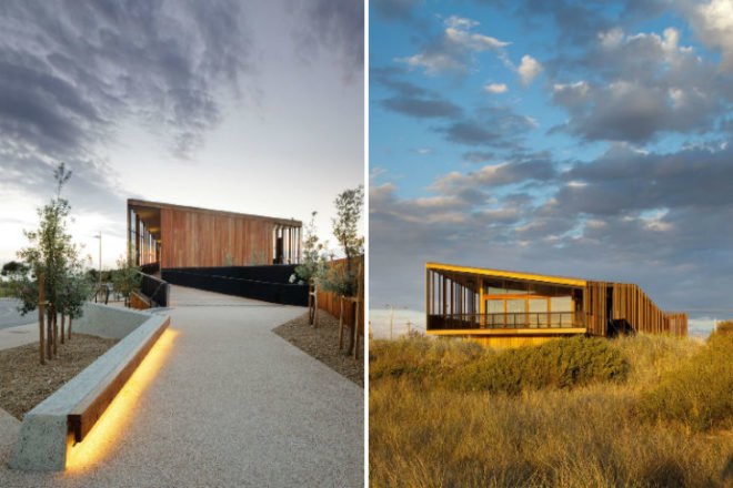 Keast Park Community Pavilion, Jackson Clements Burrows, lawn sports, community pavilion, australia, rainwater harvesting, sustainble timber
