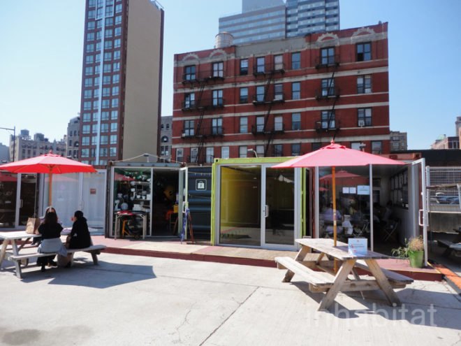 green design, eco design, sustainable design, Loosecubes, shipping container, cargotecture, Dekalb market, brooklyn, Coworking, coworking brooklyn