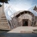 People Meeting Dome, Kristoffer Tejlgaard, Benny Jepsen, danish architecture, geodesic dome, deconstructed dome, timber lattice, prefab building