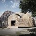 People Meeting Dome, Kristoffer Tejlgaard, Benny Jepsen, danish architecture, geodesic dome, deconstructed dome, timber lattice, prefab building