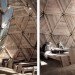 People Meeting Dome, Kristoffer Tejlgaard, Benny Jepsen, danish architecture, geodesic dome, deconstructed dome, timber lattice, prefab building