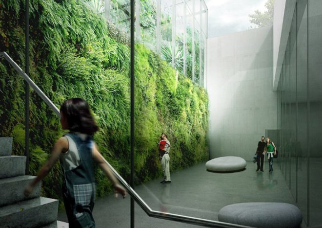 Natural History Museum of Denmark, Jaja Architects, Kengo Kuma, Erik Møller Arkitekter, green roof, botanical garden, museum design, architecture competition proposal, Denmark architecture