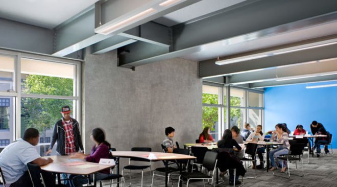 Berkeley, YMCA, PG&E, Teen Center, Noll & Tam Architects, LEED Platinum, LEED, renovation, urban, California