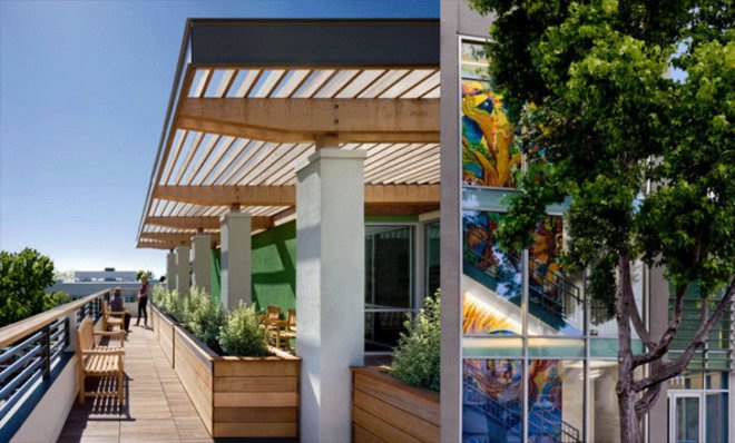 Berkeley, YMCA, PG&E, Teen Center, Noll & Tam Architects, LEED Platinum, LEED, renovation, urban, California