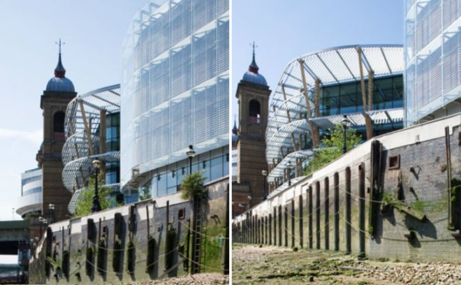 Nomura Headquarters, Fletcher Priest Architects, carbon neutral building, net zero, zero energy, london, solar power
