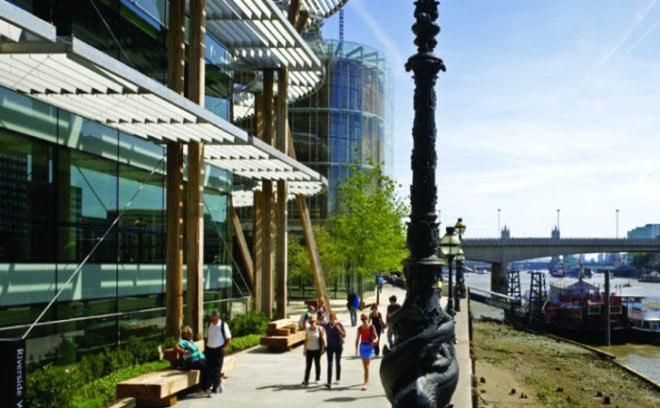 Nomura Headquarters, Fletcher Priest Architects, carbon neutral building, net zero, zero energy, london, solar power