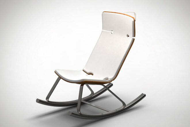 Otarky, Rocking Chair, Modern Furniture, Renewable Energy, Electric Generator, Electricity, Igor Gitelstain, Israel