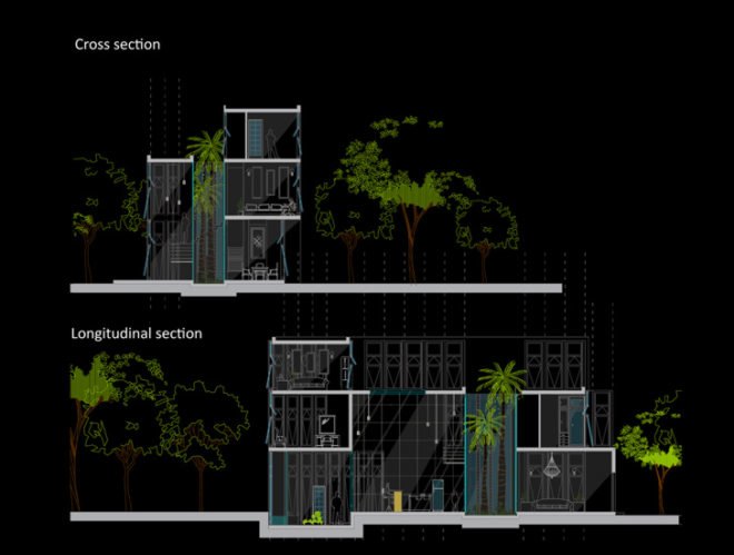 shutters, Home studio desings, lattices, natural cooling, mashrabiya, solar power, thermal storage, daylightng, Arabic contemporary housing,