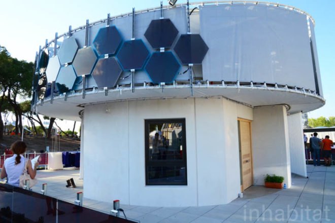 solar decathlon europe, SDE 2012, Unizar, Casa PI, Madrid, elevator, prefabricated design, sustainable design, eco-design, green design, madrid, villa solar