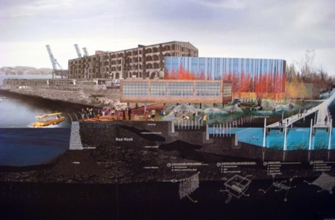 oyster-tecture, kate orff, brooklyn, polluted waterways, gowanus canal, shellfish, water filtration, oyster park, artificial reef, mollusks, landscape architecture