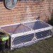 Extension gardening, cloches, hoophouse, greenhouse, winter garden