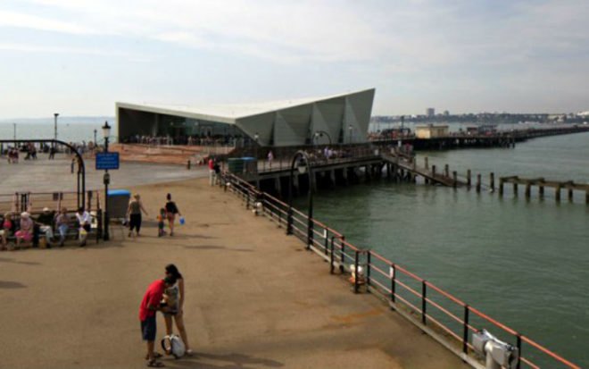 Southend Pier Cultural Centre, White Arkitekter, Sprunt, prefab, modular, cultural centre, uk