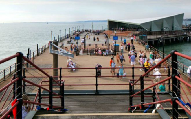 Southend Pier Cultural Centre, White Arkitekter, Sprunt, prefab, modular, cultural centre, uk