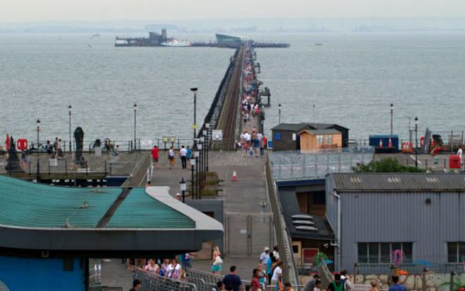 Southend Pier Cultural Centre, White Arkitekter, Sprunt, prefab, modular, cultural centre, uk