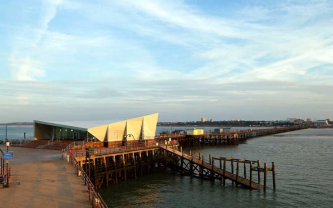 Southend Pier Cultural Centre, White Arkitekter, Sprunt, prefab, modular, cultural centre, uk