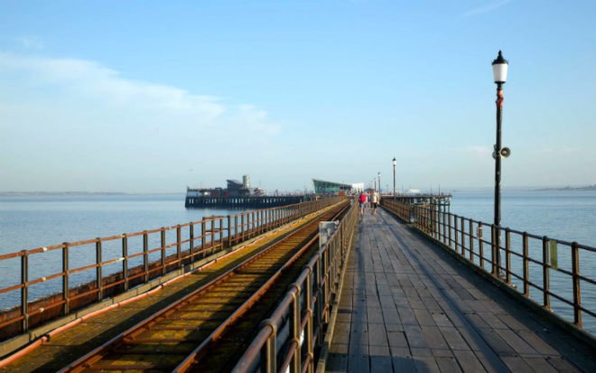 Southend Pier Cultural Centre, White Arkitekter, Sprunt, prefab, modular, cultural centre, uk